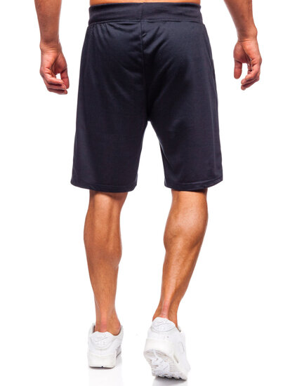 Pantalón corto de chándal para hombre azul oscuro Bolf 8K101