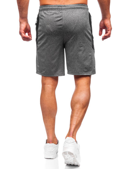 Pantalón corto de chándal para hombre grafito Bolf 68026