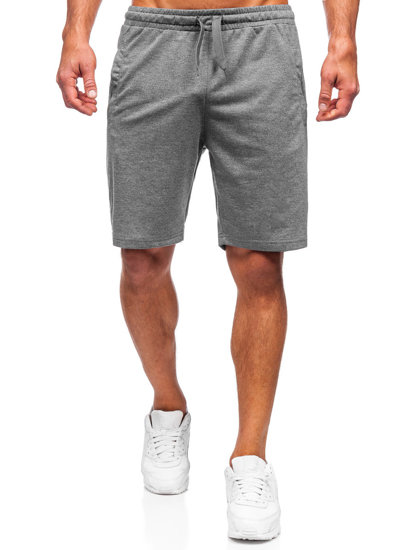 Pantalón corto de chándal para hombre grafito Bolf 8K100