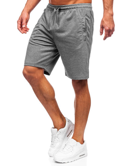 Pantalón corto de chándal para hombre grafito Bolf 8K100