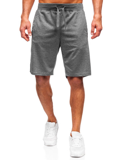 Pantalón corto de chándal para hombre grafito Bolf 8K101