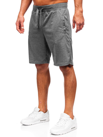 Pantalón corto de chándal para hombre grafito Bolf 8K101