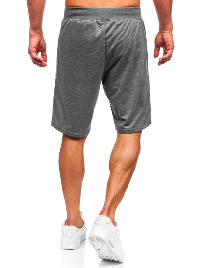 Pantalón corto de chándal para hombre grafito Bolf 8K101