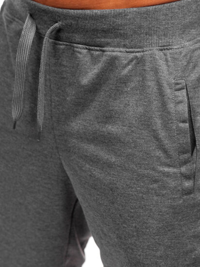 Pantalón corto de chándal para hombre grafito Bolf 8K101