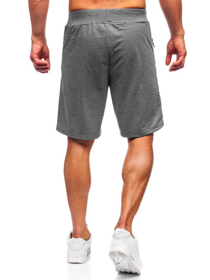 Pantalón corto de chándal para hombre grafito Bolf 8K291