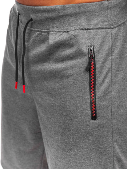 Pantalón corto de chándal para hombre grafito Bolf 8K295