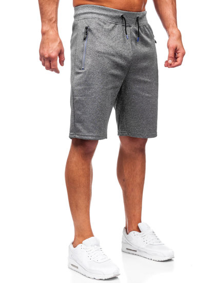 Pantalón corto de chándal para hombre grafito Bolf 8K298