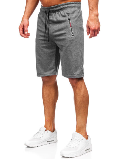 Pantalón corto de chándal para hombre grafito Bolf JX800