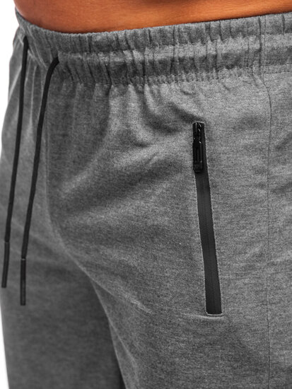 Pantalón corto de chándal para hombre grafito Bolf JX805