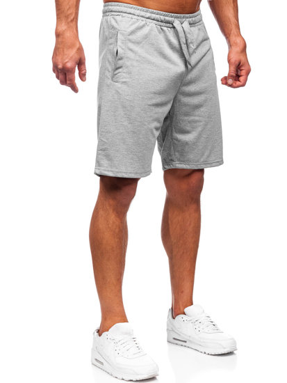 Pantalón corto de chándal para hombre gris Bolf 8K100