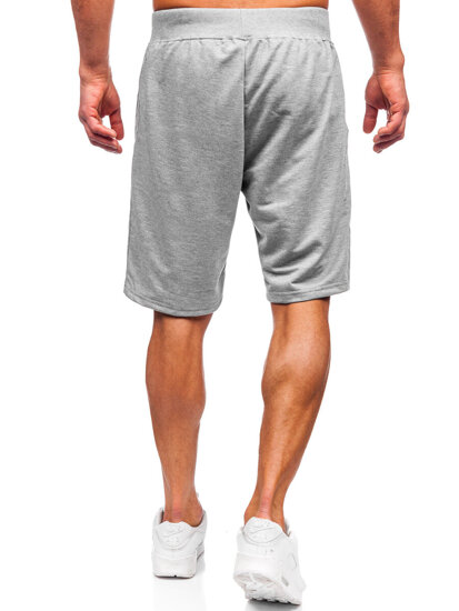 Pantalón corto de chándal para hombre gris Bolf 8K101