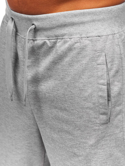 Pantalón corto de chándal para hombre gris Bolf 8K101