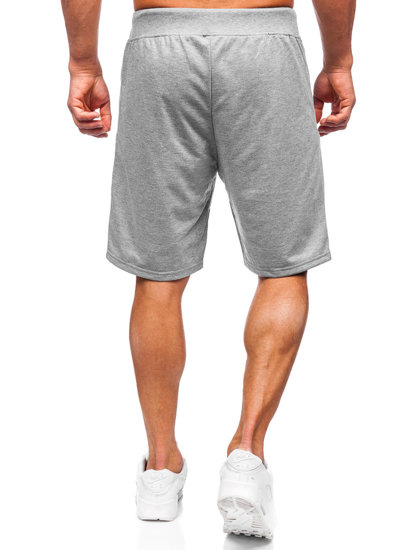 Pantalón corto de chándal para hombre gris Bolf 8K295