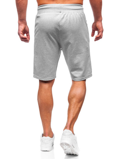 Pantalón corto de chándal para hombre gris Bolf 8K296