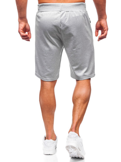 Pantalón corto de chándal para hombre gris Bolf 8K297