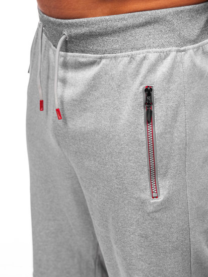 Pantalón corto de chándal para hombre gris Bolf 8K298