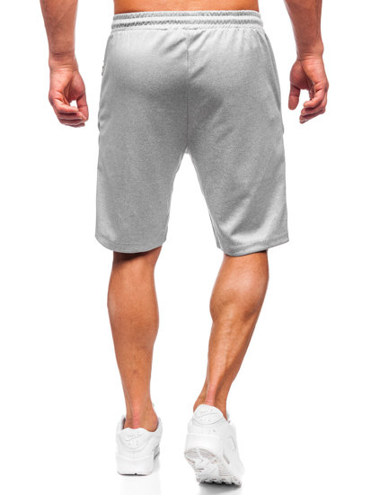 Pantalón corto de chándal para hombre gris Bolf 8K929