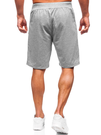 Pantalón corto de chándal para hombre gris Bolf 8K931