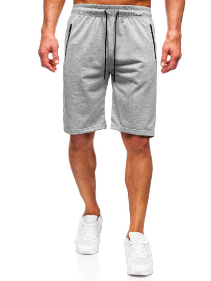 Pantalón corto de chándal para hombre gris Bolf JX802