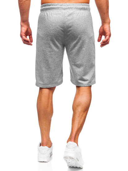 Pantalón corto de chándal para hombre gris Bolf JX822