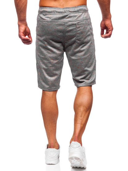 Pantalón corto de chándal para hombre gris Bolf Q3859