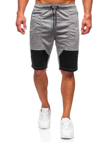 Pantalón corto de chándal para hombre gris Bolf Q3859