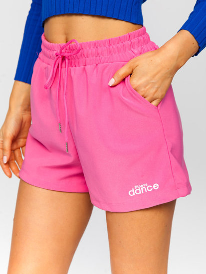 Pantalón corto de chándal para mujer rosa Bolf HA22