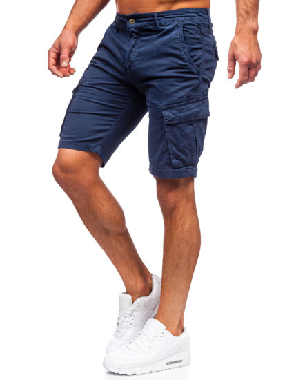 Pantalón corto de combate para hombre azul oscuro Bolf YF2222