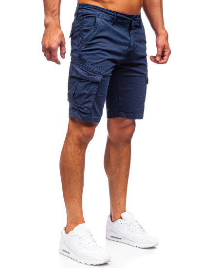 Pantalón corto de combate para hombre azul oscuro Bolf YF2222