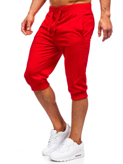 Pantalón corto deportivo baggy para hombre color rojo Bolf K10002