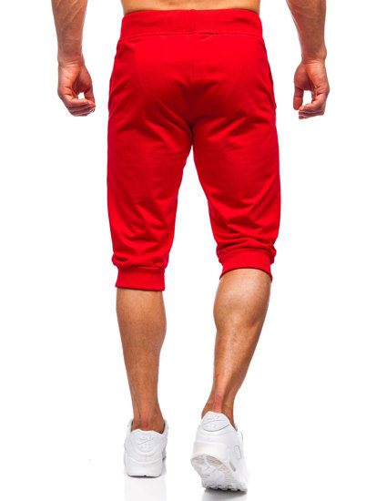 Pantalón corto deportivo baggy para hombre color rojo Bolf K10002