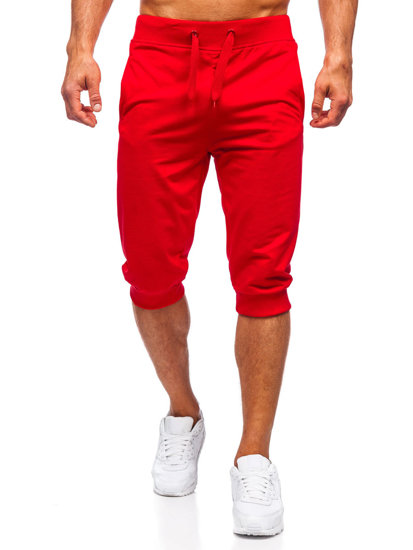 Pantalón corto deportivo baggy para hombre color rojo Bolf K10002