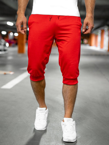 Pantalón corto deportivo baggy para hombre color rojo Bolf K10002