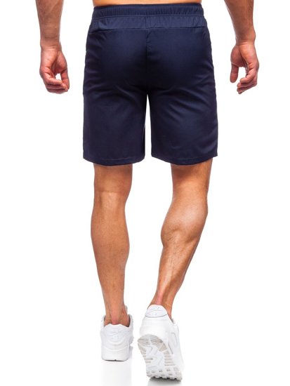 Pantalón corto deportivo para hombre color azul oscuro Bolf HH037