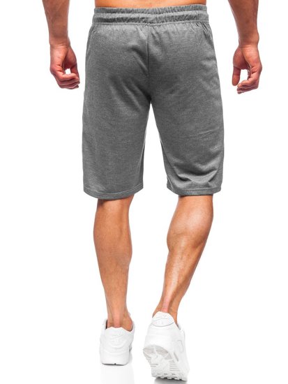 Pantalón corto deportivo para hombre color grafito Bolf JX503