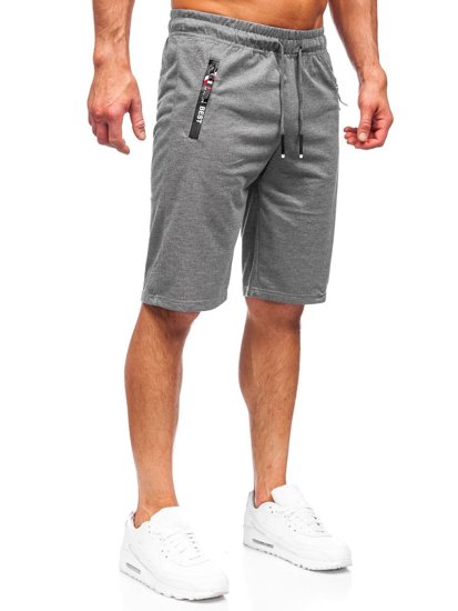 Pantalón corto deportivo para hombre color grafito Bolf JX503