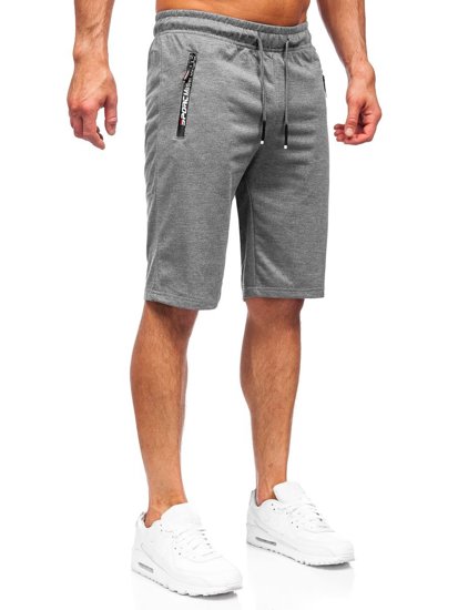 Pantalón corto deportivo para hombre color grafito Bolf JX512