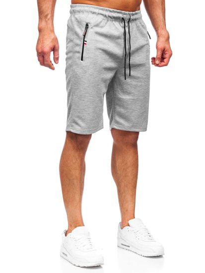 Pantalón corto deportivo para hombre color gris Bolf JX130