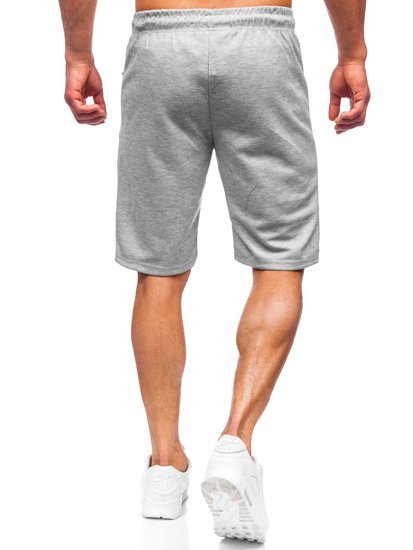 Pantalón corto deportivo para hombre color gris Bolf JX130