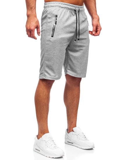 Pantalón corto deportivo para hombre color gris Bolf JX203