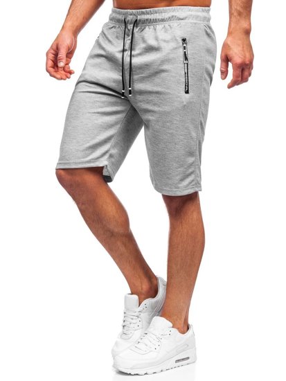 Pantalón corto deportivo para hombre color gris Bolf JX203