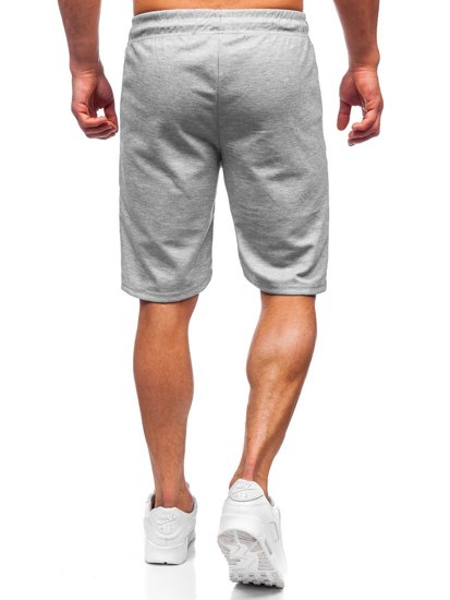 Pantalón corto deportivo para hombre color gris Bolf JX203