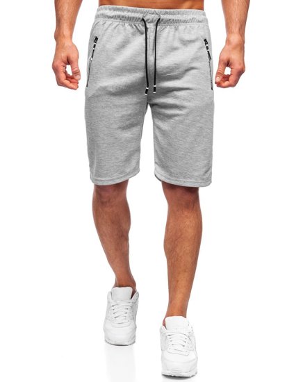 Pantalón corto deportivo para hombre color gris Bolf JX203