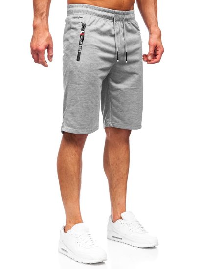 Pantalón corto deportivo para hombre color gris Bolf JX503