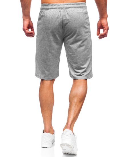 Pantalón corto deportivo para hombre color gris Bolf JX503