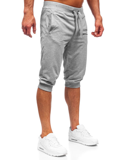 Pantalón corto deportivo para hombre color gris Bolf K10002