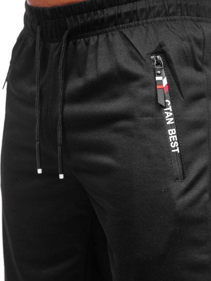 Pantalón corto deportivo para hombre color negro Bolf JX503