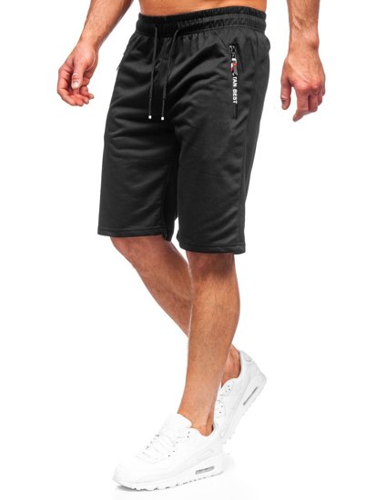 Pantalón corto deportivo para hombre color negro Bolf JX503