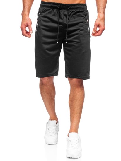 Pantalón corto deportivo para hombre color negro Bolf JX512