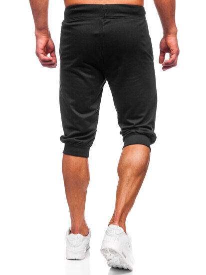 Pantalón corto deportivo para hombre color negro Bolf K10002